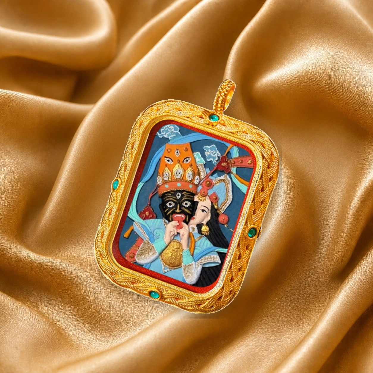 Eastern Luck Thangka pendant EL-PN-085 image 3 of 7