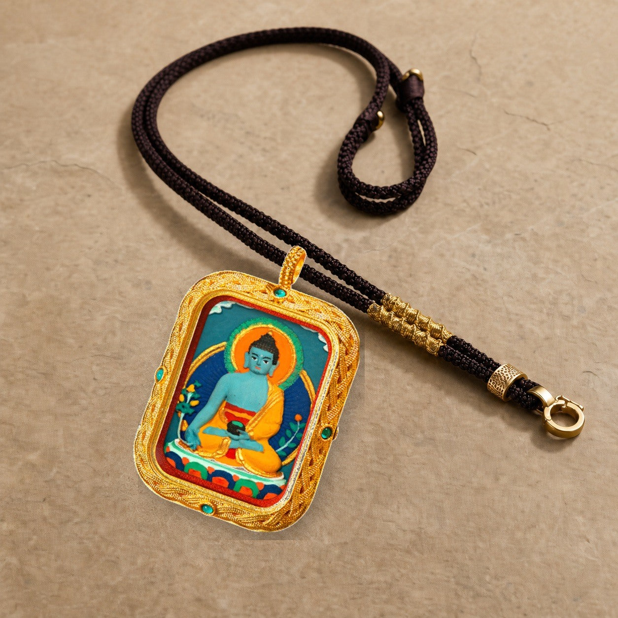 Eastern Luck Thangka pendant EL-PN-087 image 5 of 7