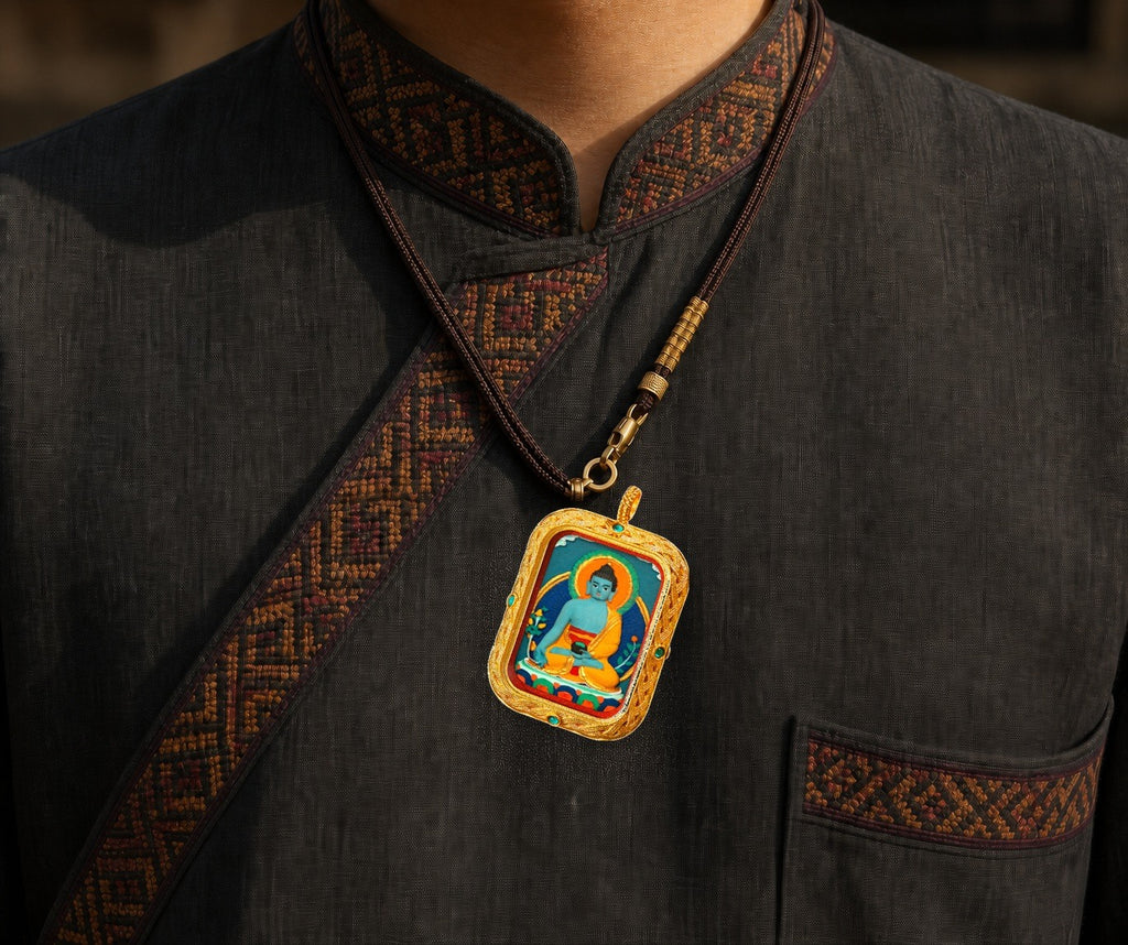 Eastern Luck Thangka pendant EL-PN-087 image 6 of 7