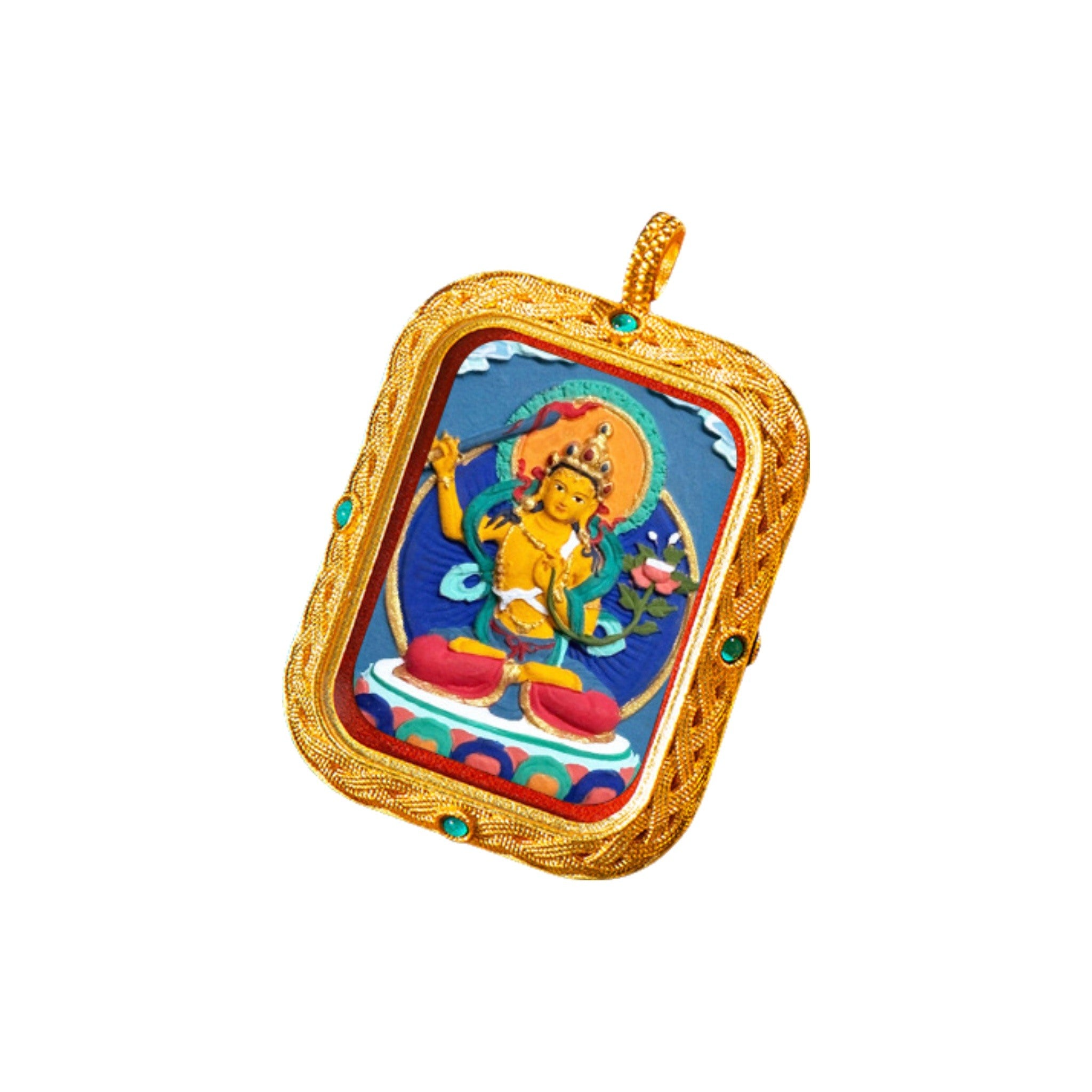 Eastern Luck Thangka pendant EL-PN-089 image 1 of 7