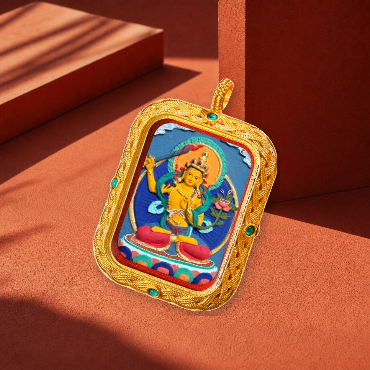 Eastern Luck Thangka pendant EL-PN-089 image 4 of 7