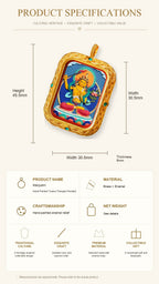 Eastern Luck Thangka pendant EL-PN-089 image 7 of 7