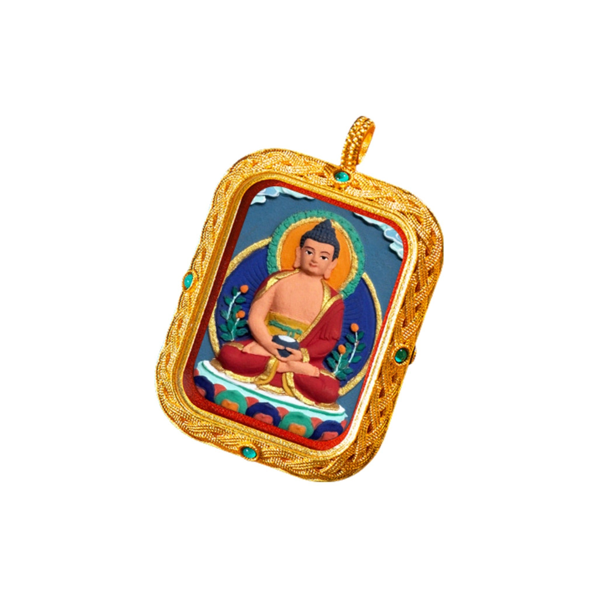 Eastern Luck Thangka pendant EL-PN-090 image 1 of 7