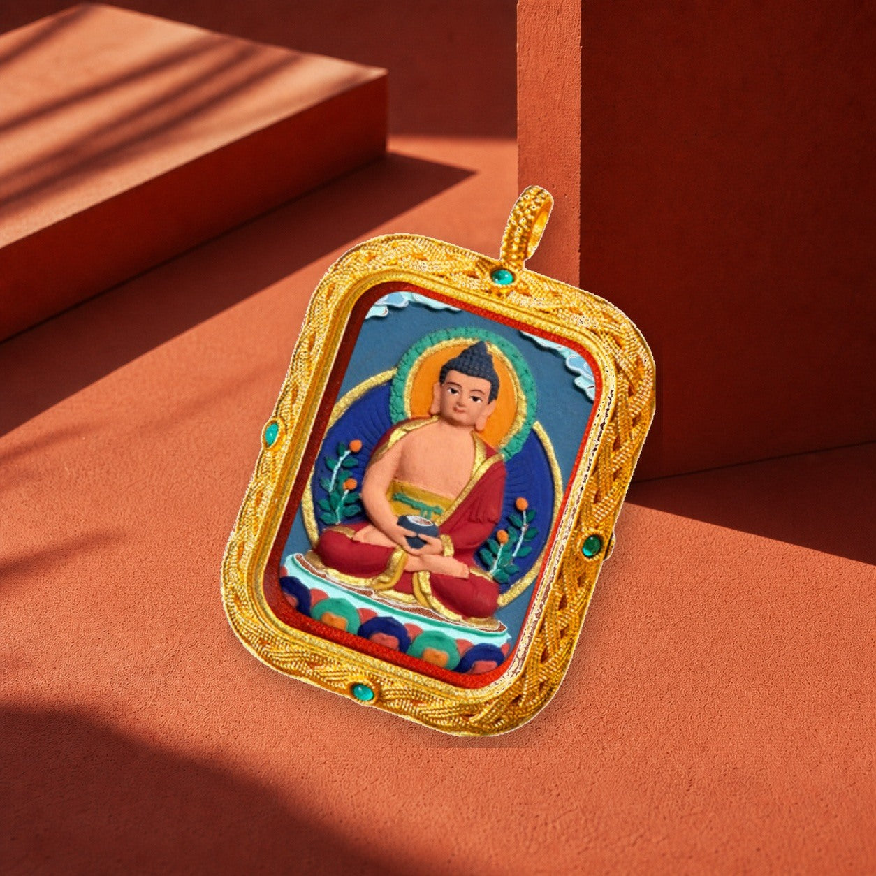 Eastern Luck Thangka pendant EL-PN-090 image 4 of 7