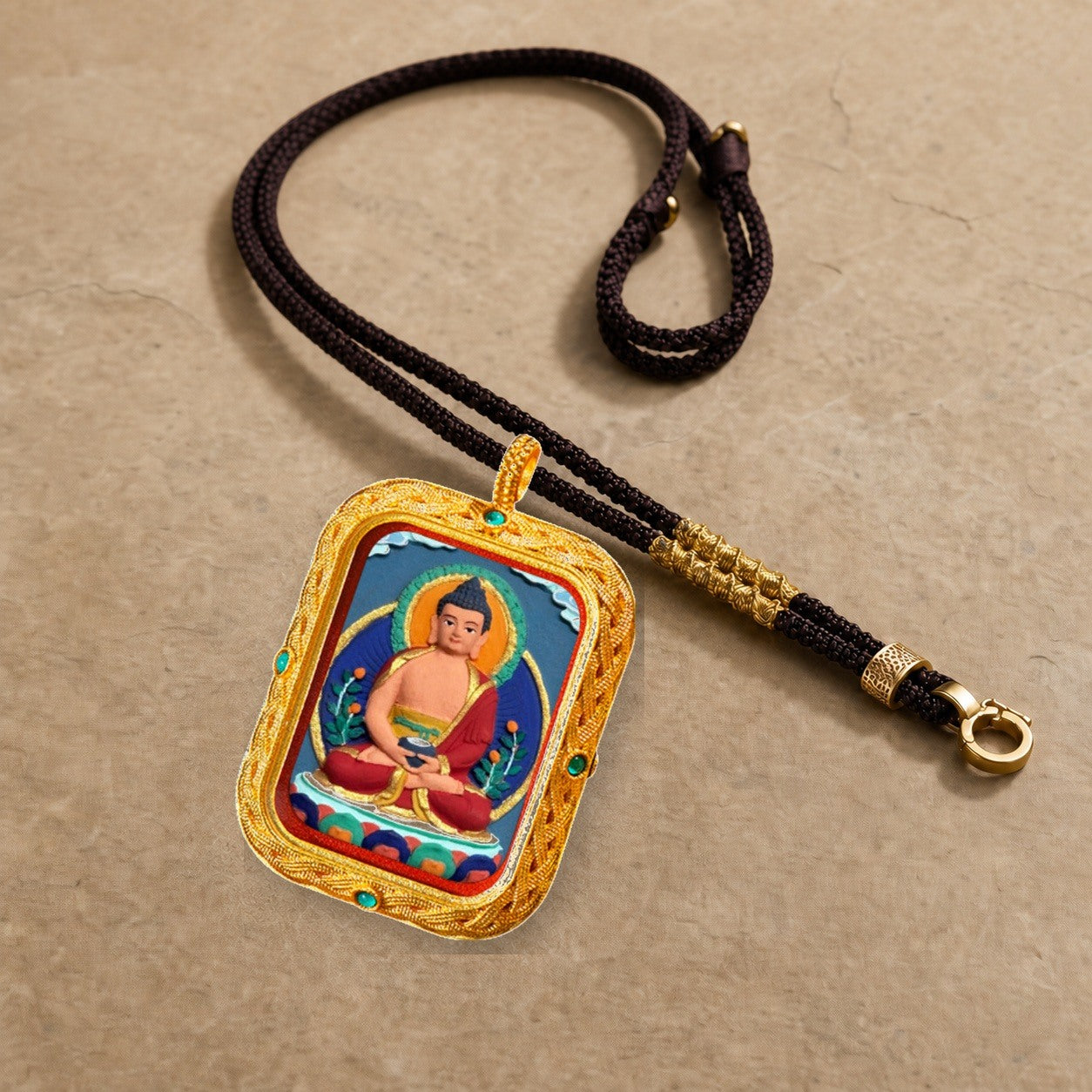 Eastern Luck Thangka pendant EL-PN-090 image 5 of 7