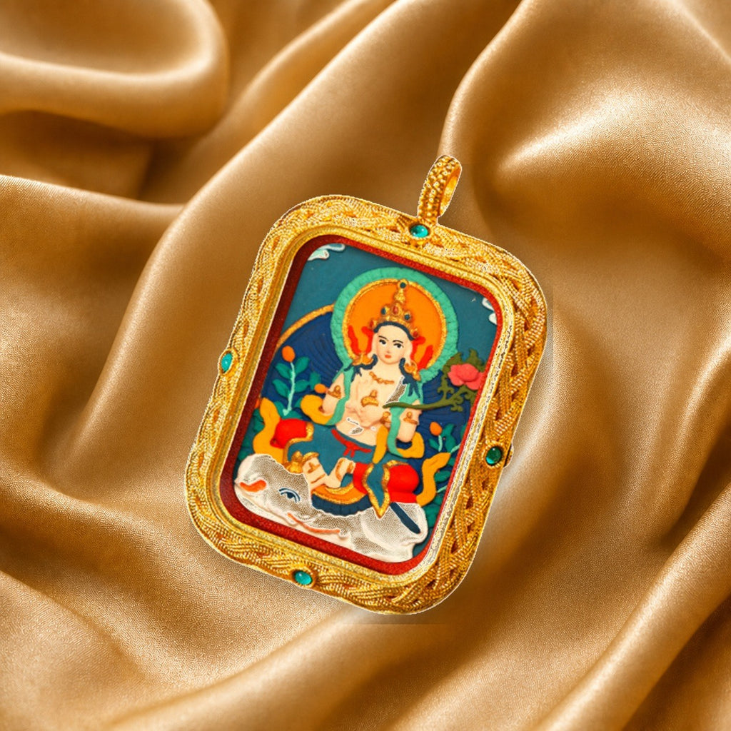 Eastern Luck Thangka pendant EL-PN-091 image 3 of 7