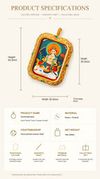 Eastern Luck Thangka pendant EL-PN-091 image 7 of 7