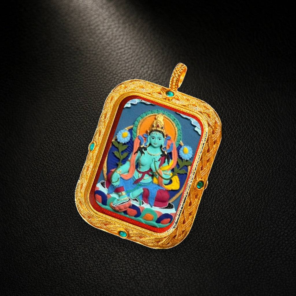 Eastern Luck Thangka pendant EL-PN-092 image 2 of 7
