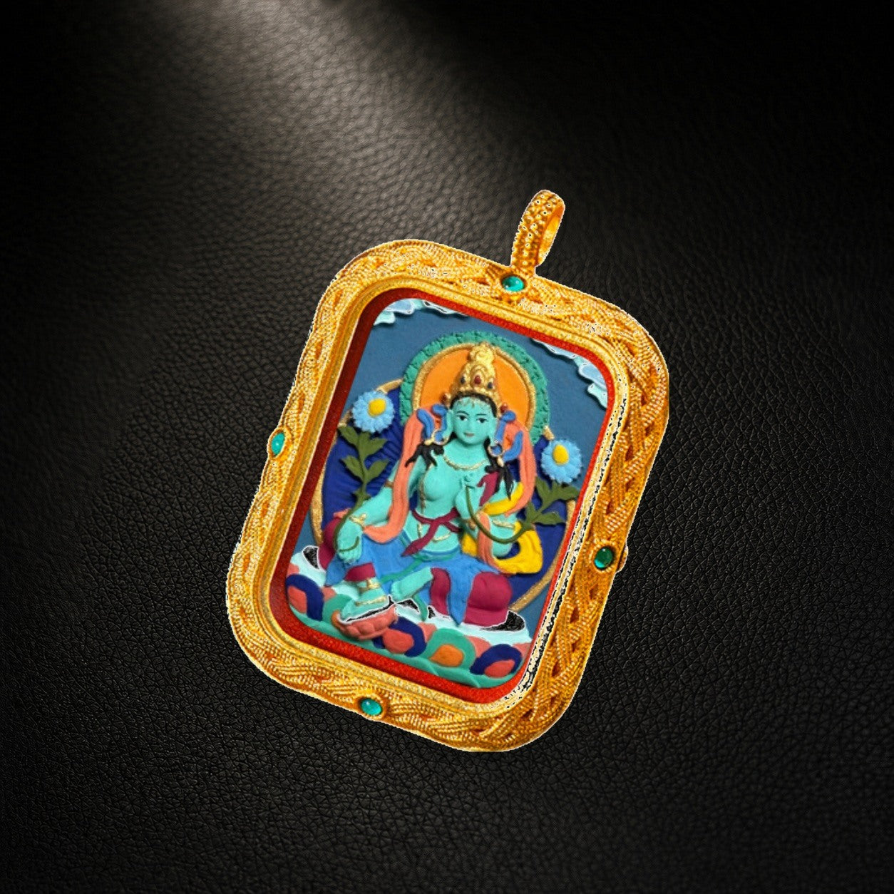 Eastern Luck Thangka pendant EL-PN-092 image 2 of 7
