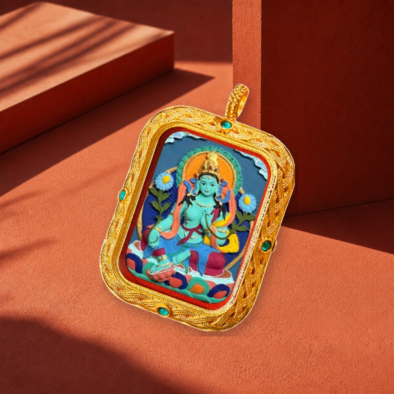 Eastern Luck Thangka pendant EL-PN-092 image 4 of 7