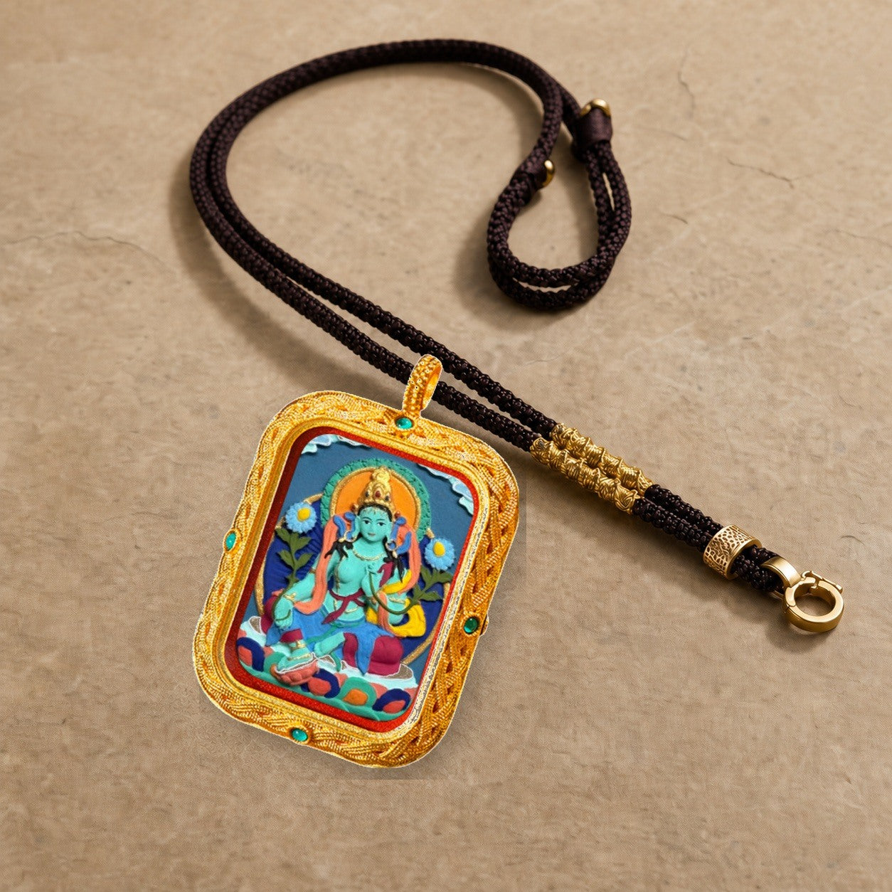 Eastern Luck Thangka pendant EL-PN-092 image 5 of 7