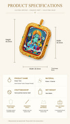 Eastern Luck Thangka pendant EL-PN-092 image 7 of 7