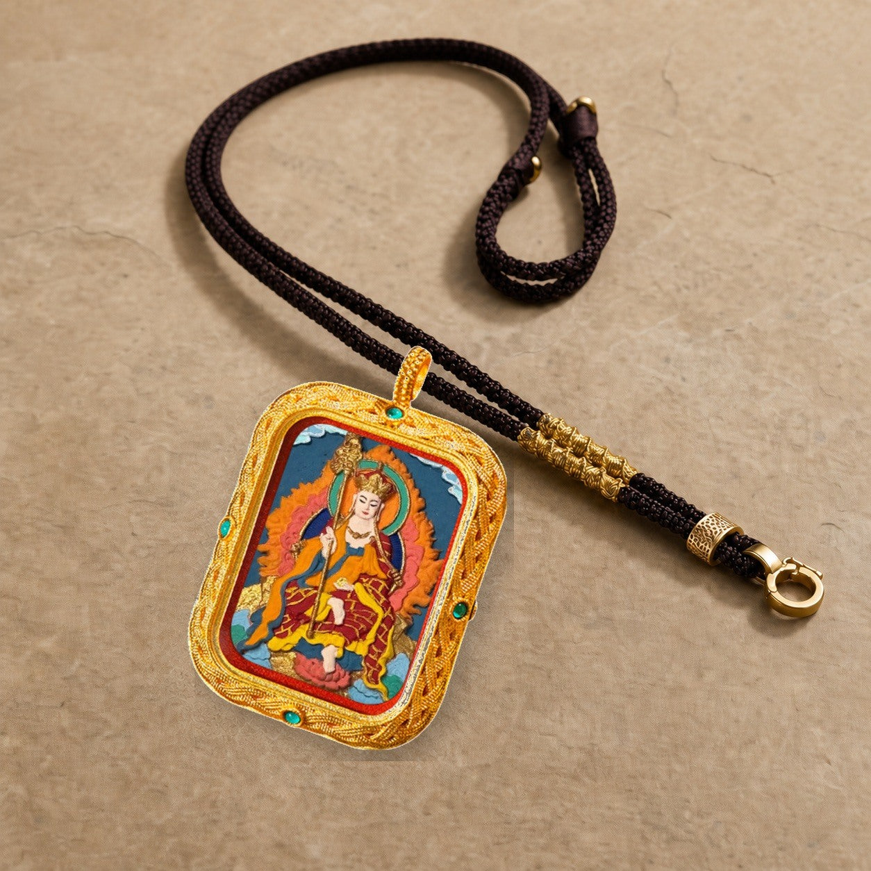 Eastern Luck Thangka pendant EL-PN-094 image 5 of 7