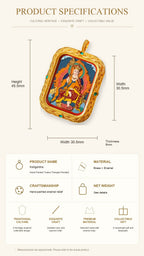 Eastern Luck Thangka pendant EL-PN-094 image 7 of 7