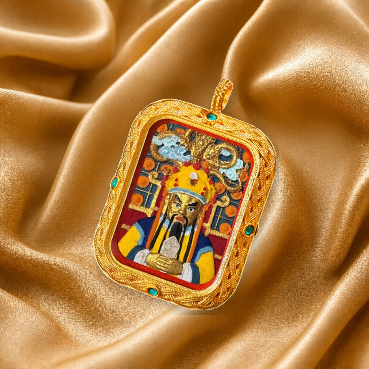 Eastern Luck Thangka pendant EL-PN-095 image 3 of 7