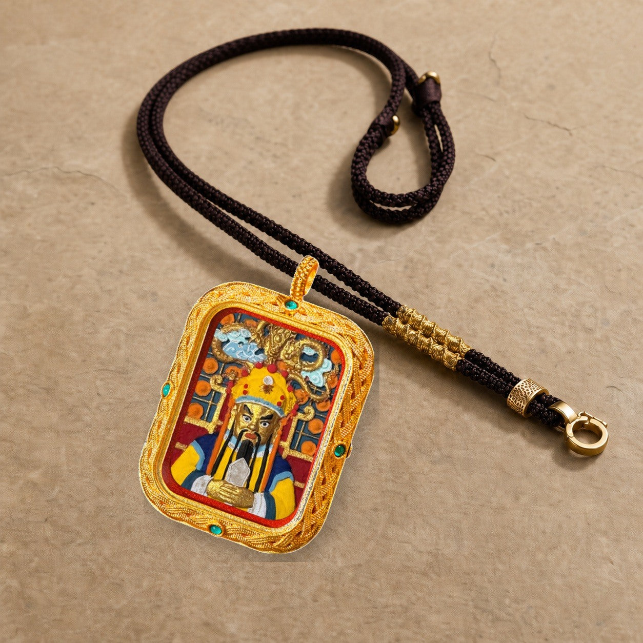 Eastern Luck Thangka pendant EL-PN-095 image 5 of 7