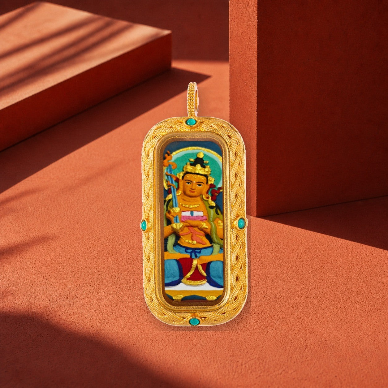 Eastern Luck Thangka pendant EL-PN-096 image 4 of 7