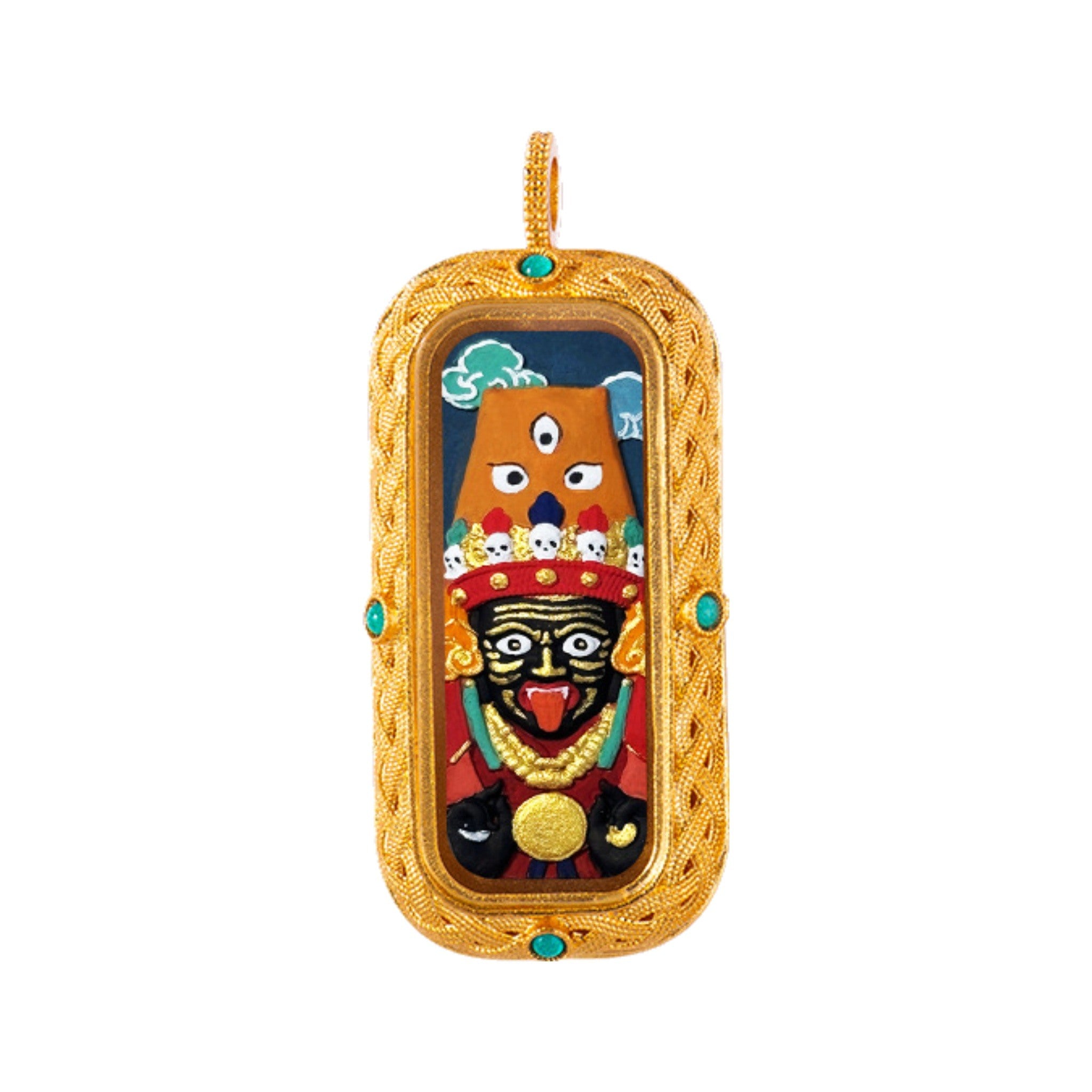 Eastern Luck Thangka pendant EL-PN-097 image 1 of 7