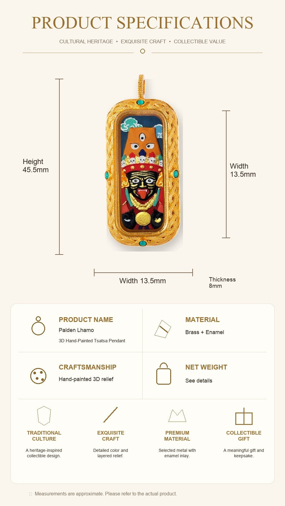 Eastern Luck Thangka pendant EL-PN-097 image 7 of 7