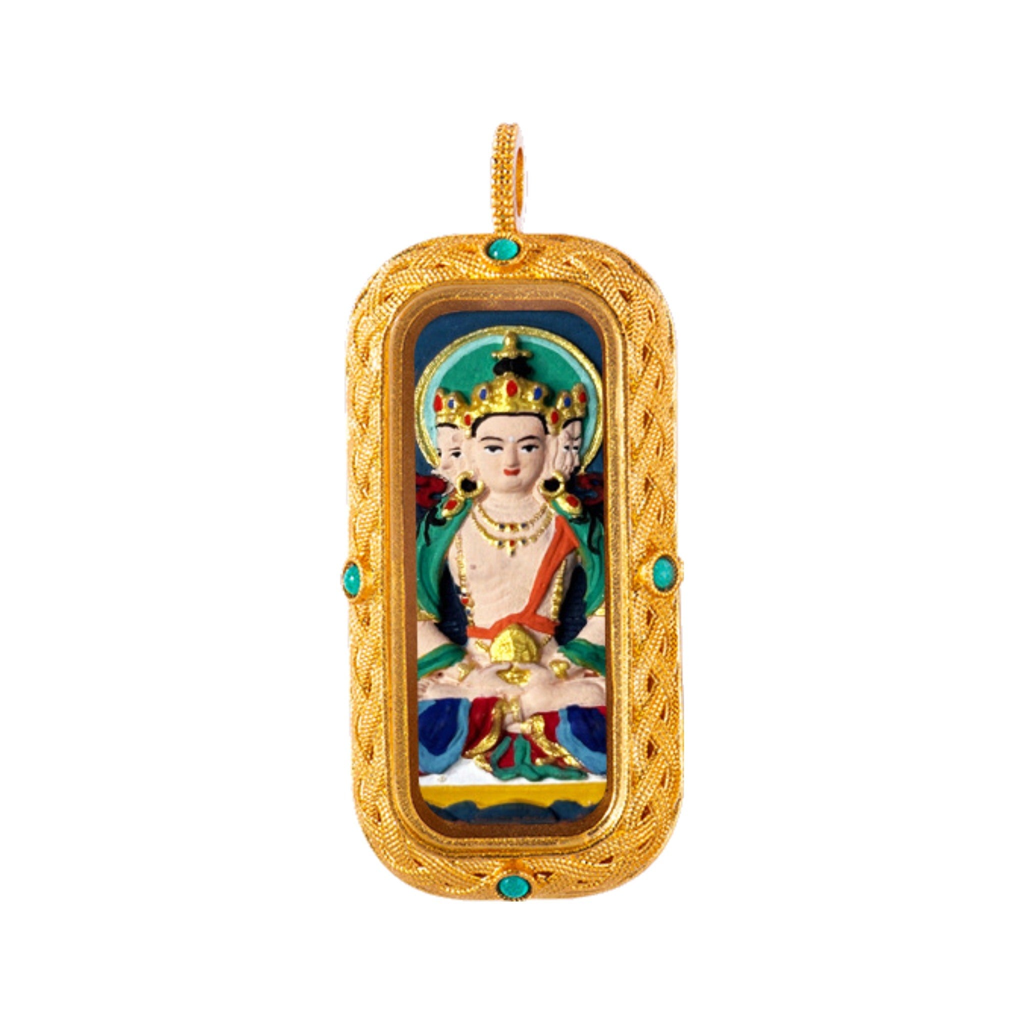 Eastern Luck Thangka pendant EL-PN-098 image 1 of 7
