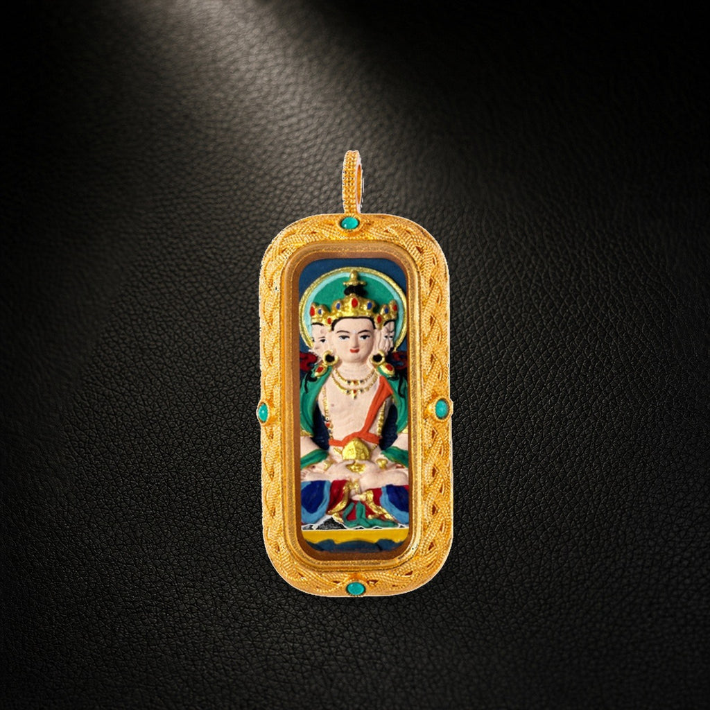 Eastern Luck Thangka pendant EL-PN-098 image 2 of 7
