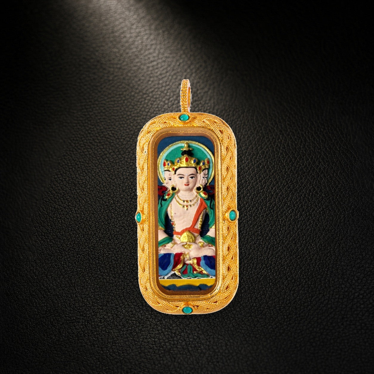 Eastern Luck Thangka pendant EL-PN-098 image 2 of 7