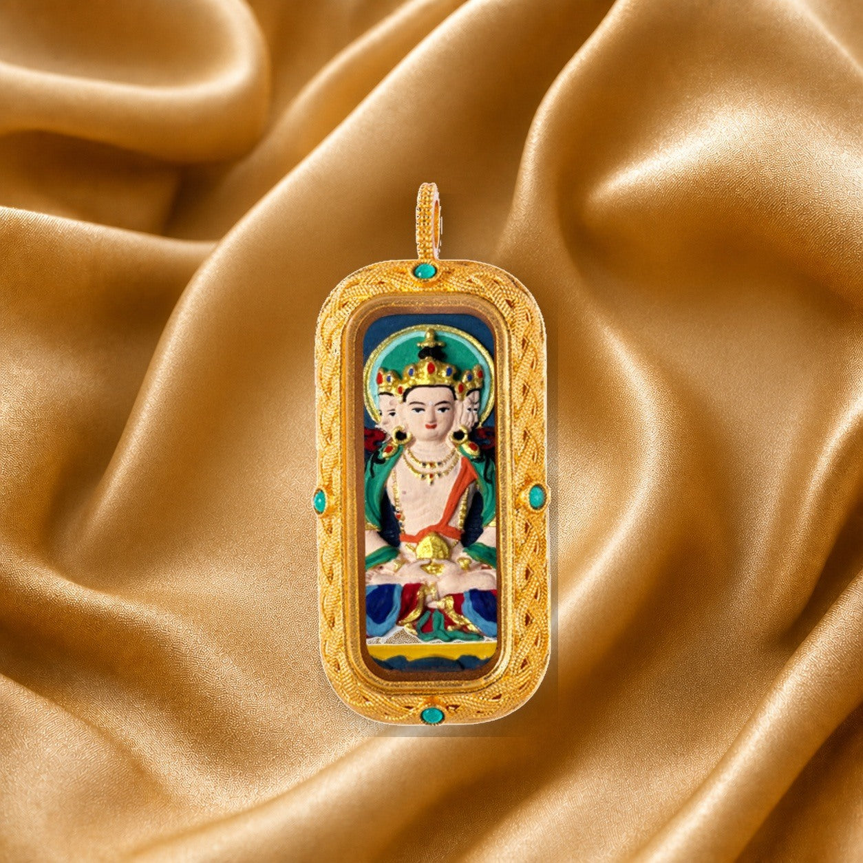 Eastern Luck Thangka pendant EL-PN-098 image 3 of 7
