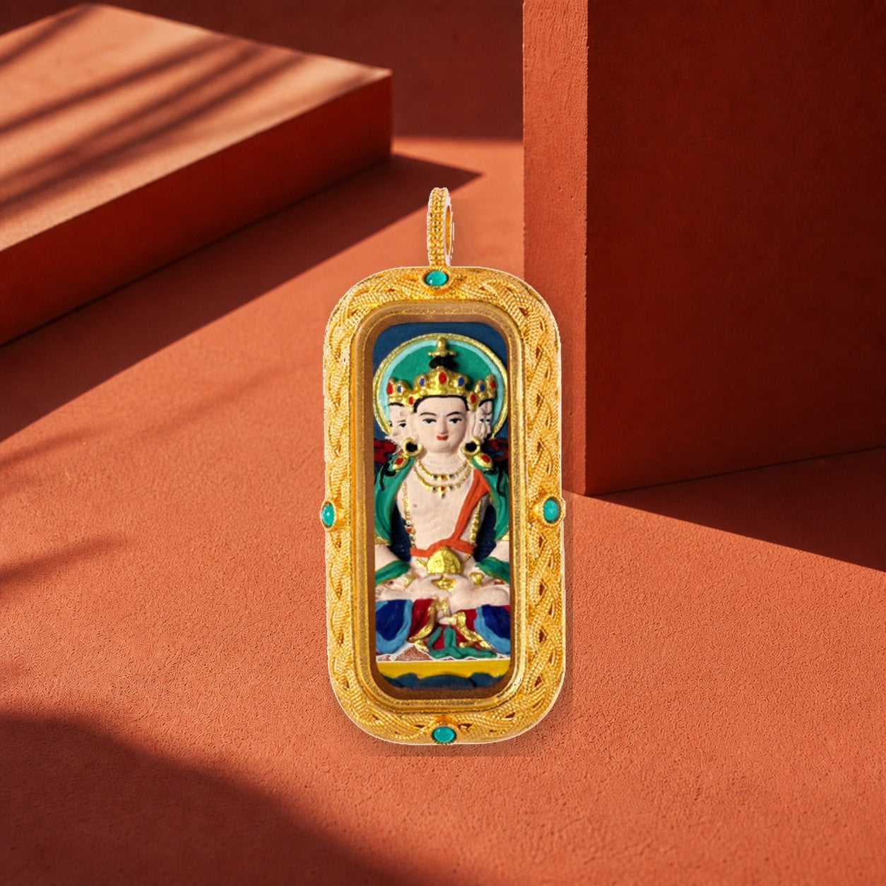 Eastern Luck Thangka pendant EL-PN-098 image 4 of 7
