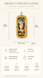 Eastern Luck Thangka pendant EL-PN-098 image 7 of 7