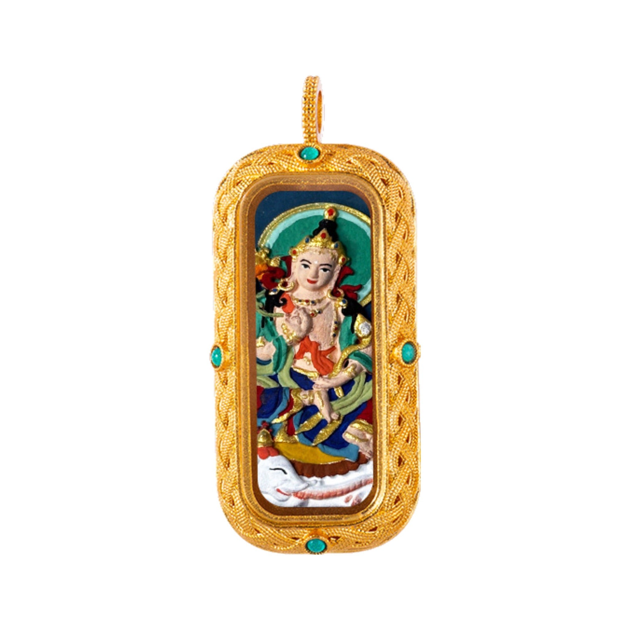 Eastern Luck Thangka pendant EL-PN-101 image 1 of 7
