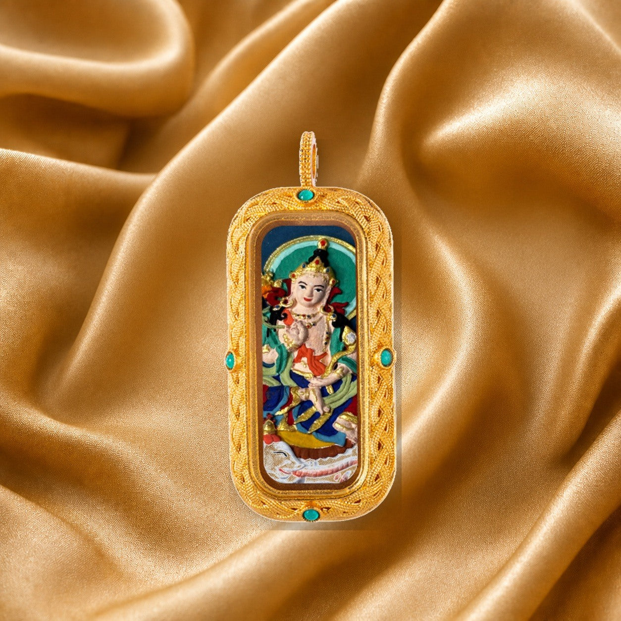 Eastern Luck Thangka pendant EL-PN-101 image 3 of 7