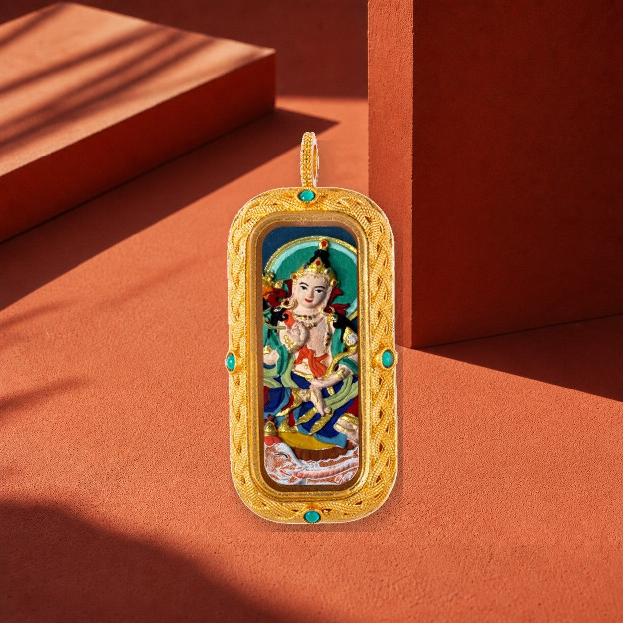 Eastern Luck Thangka pendant EL-PN-101 image 4 of 7