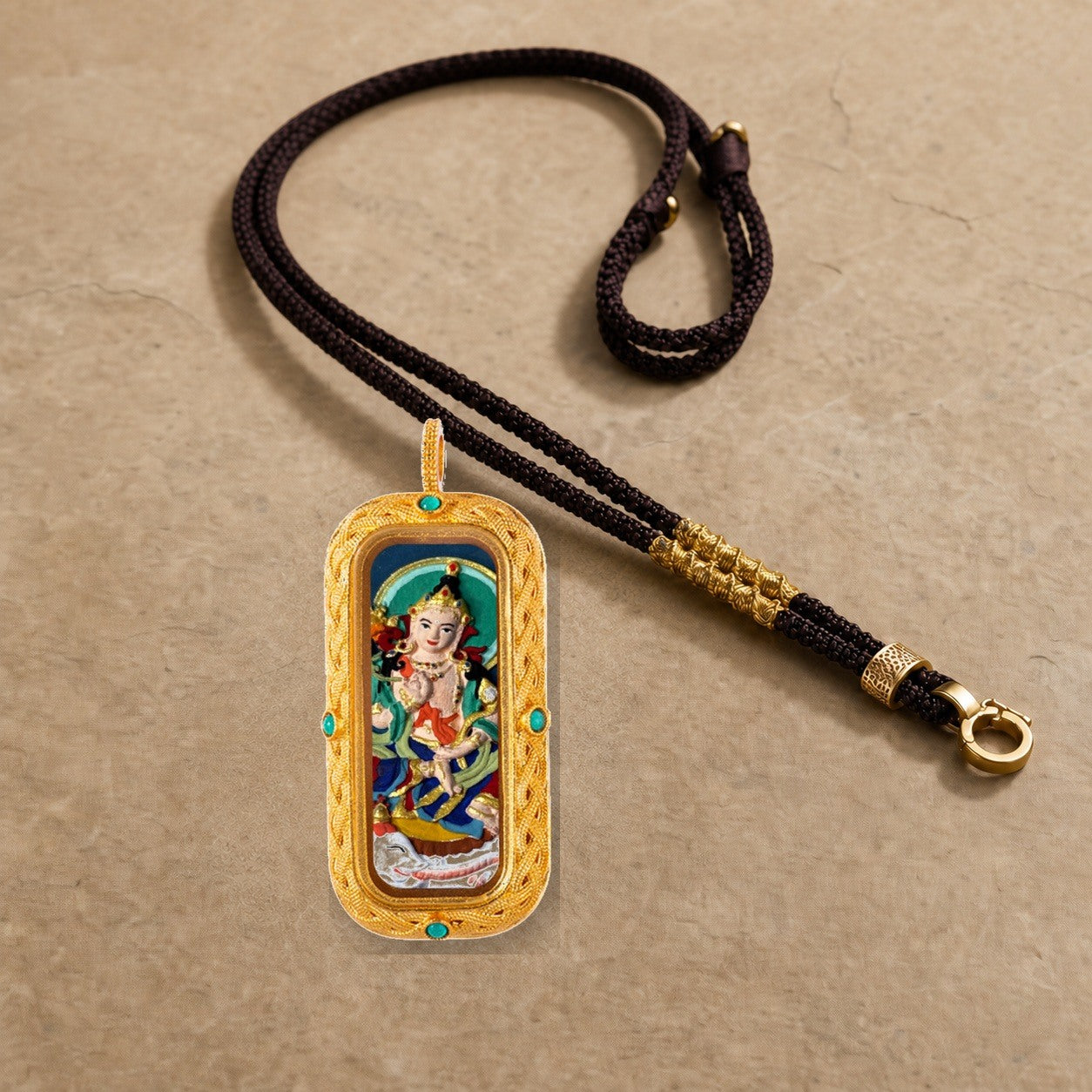 Eastern Luck Thangka pendant EL-PN-101 image 5 of 7