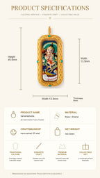 Eastern Luck Thangka pendant EL-PN-101 image 7 of 7