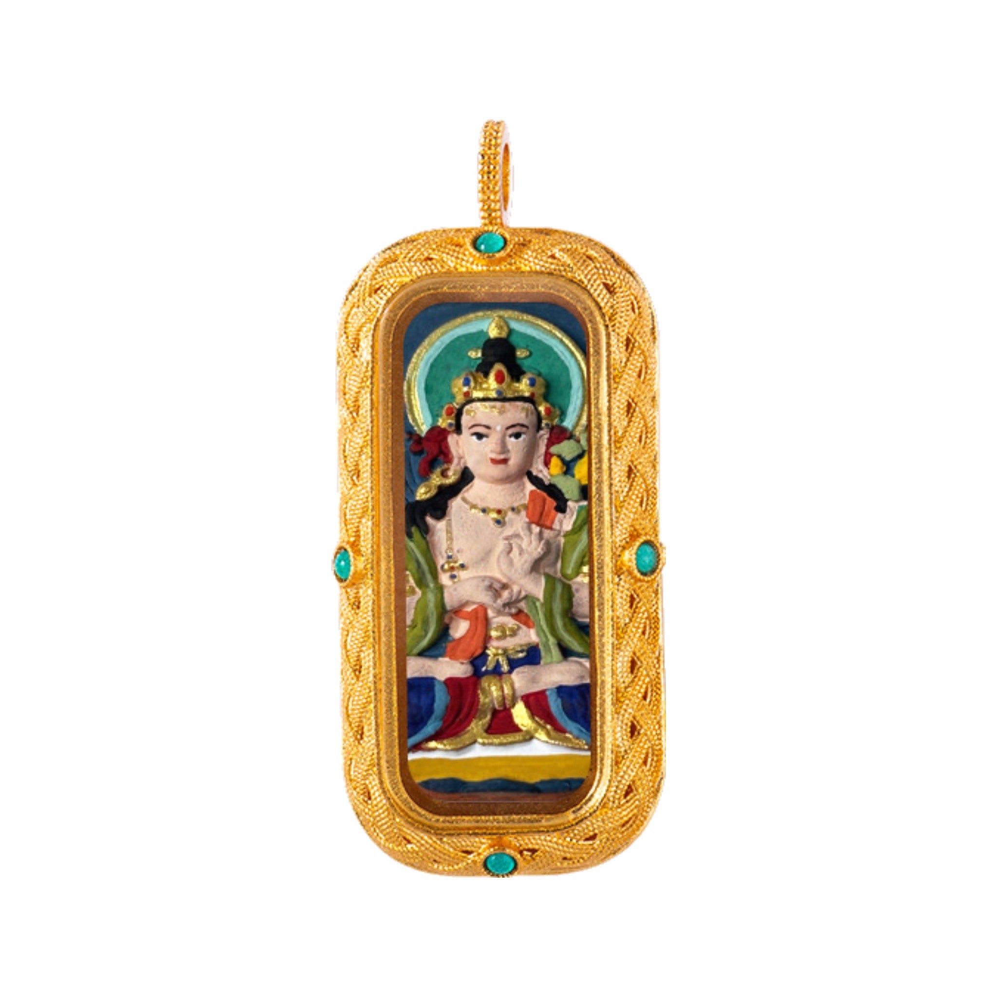Eastern Luck Thangka pendant EL-PN-102 image 1 of 7