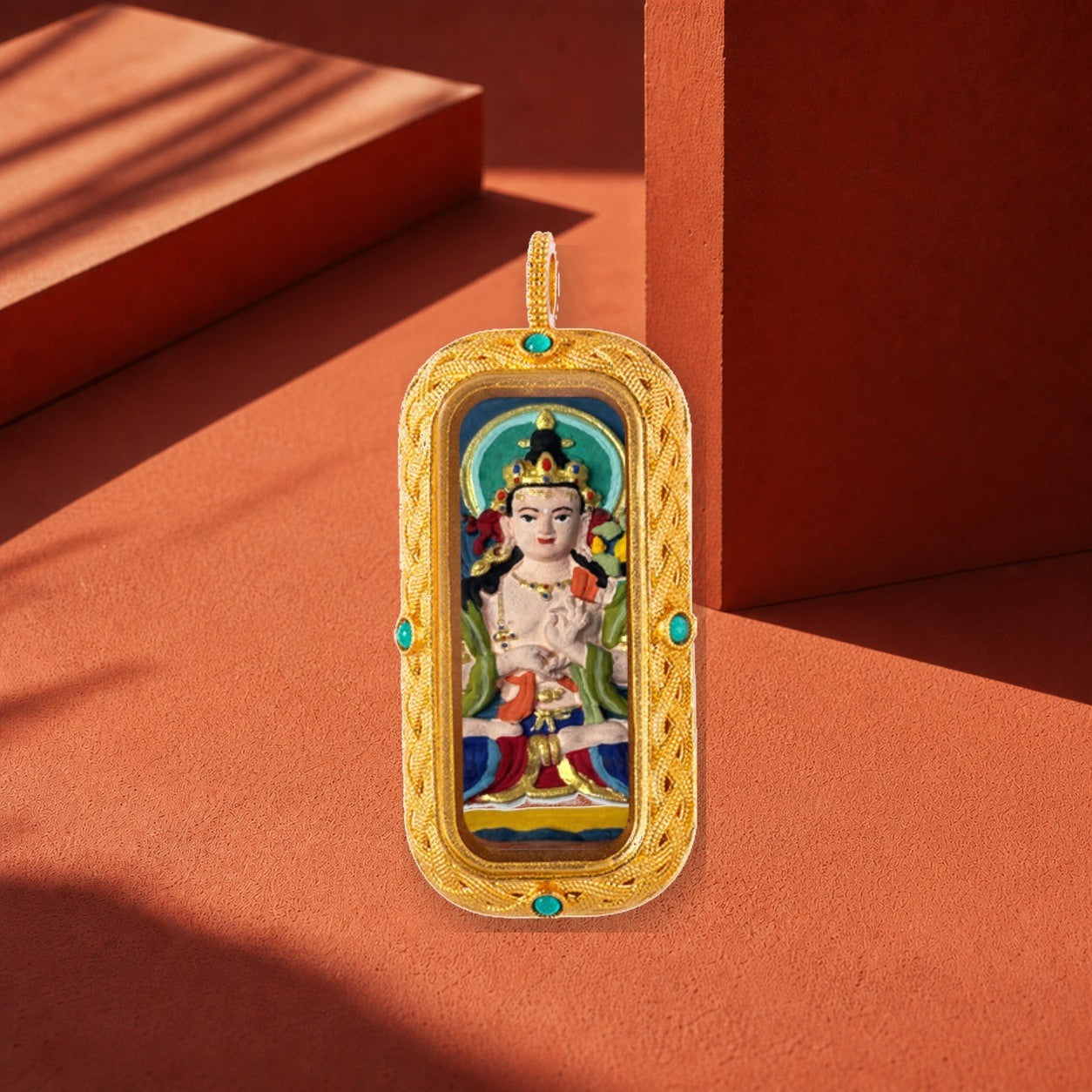 Eastern Luck Thangka pendant EL-PN-102 image 4 of 7