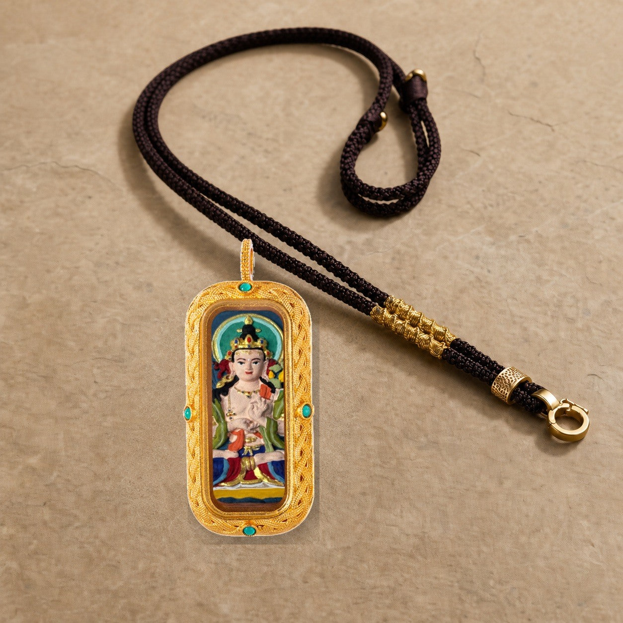 Eastern Luck Thangka pendant EL-PN-102 image 5 of 7