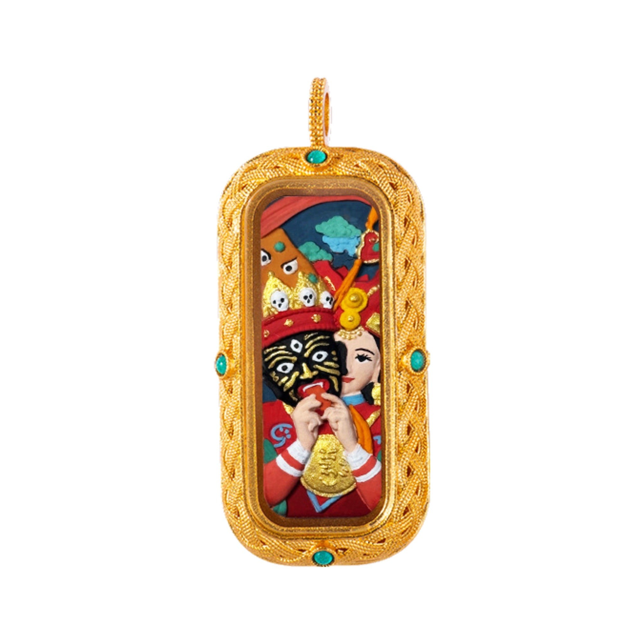 Eastern Luck Thangka pendant EL-PN-104 image 1 of 7