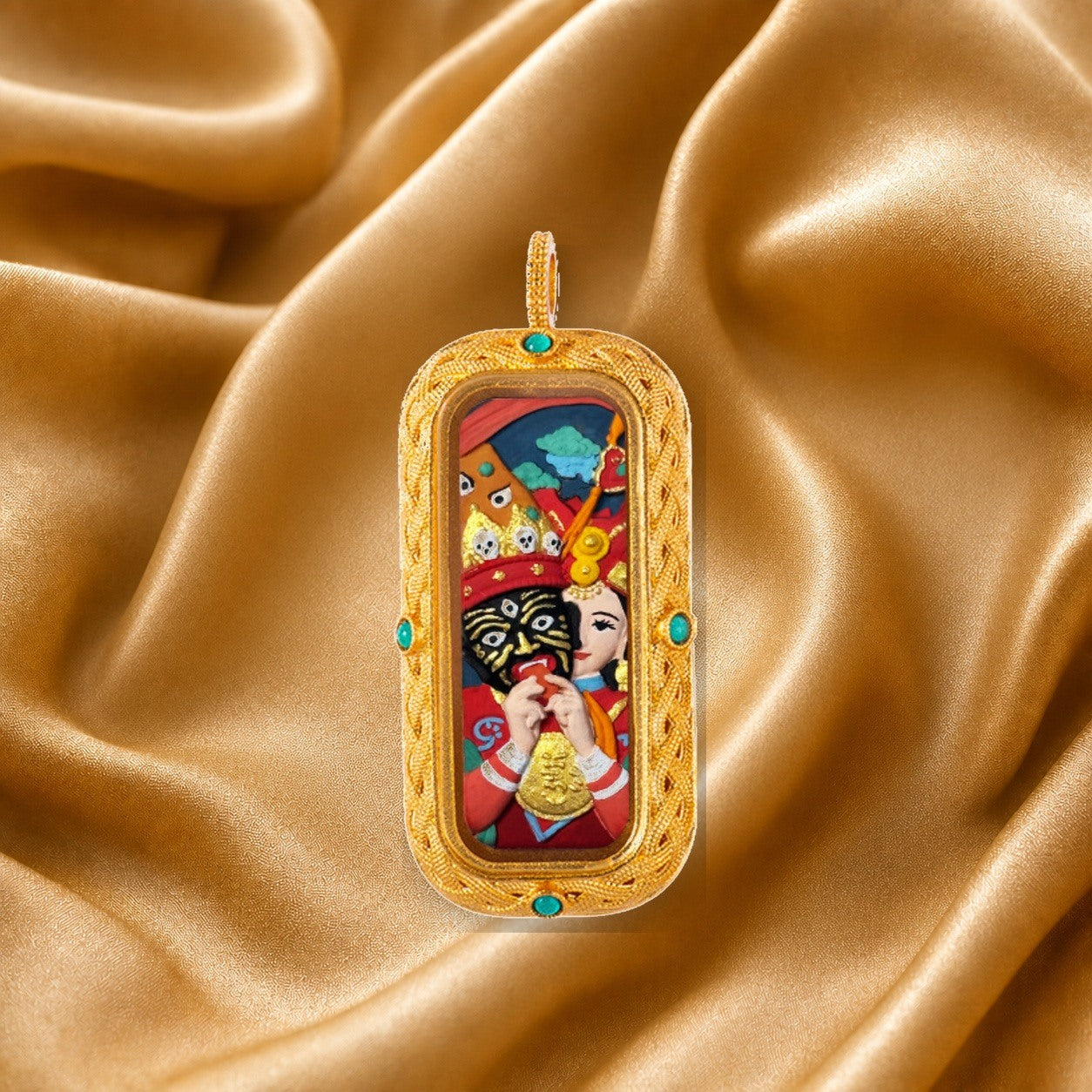 Eastern Luck Thangka pendant EL-PN-104 image 3 of 7