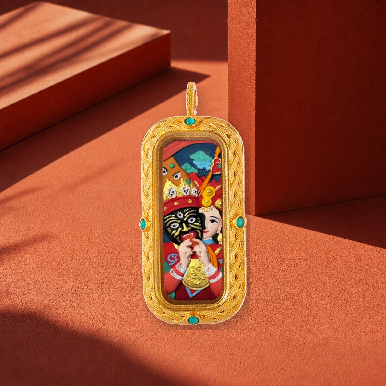 Eastern Luck Thangka pendant EL-PN-104 image 4 of 7