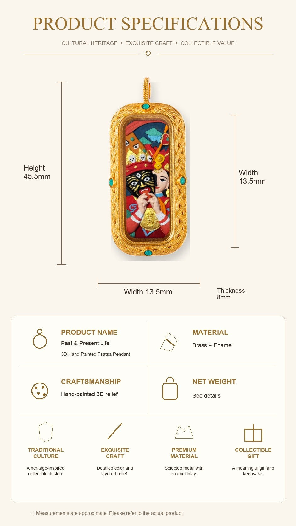 Eastern Luck Thangka pendant EL-PN-104 image 7 of 7