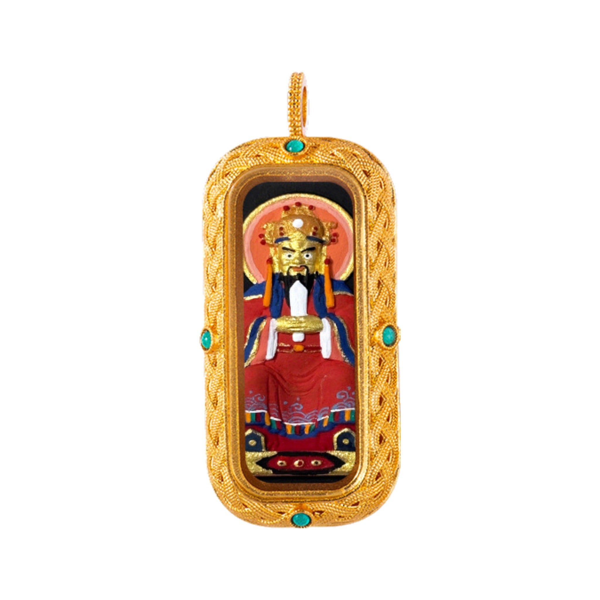 Eastern Luck Thangka pendant EL-PN-105 image 1 of 7