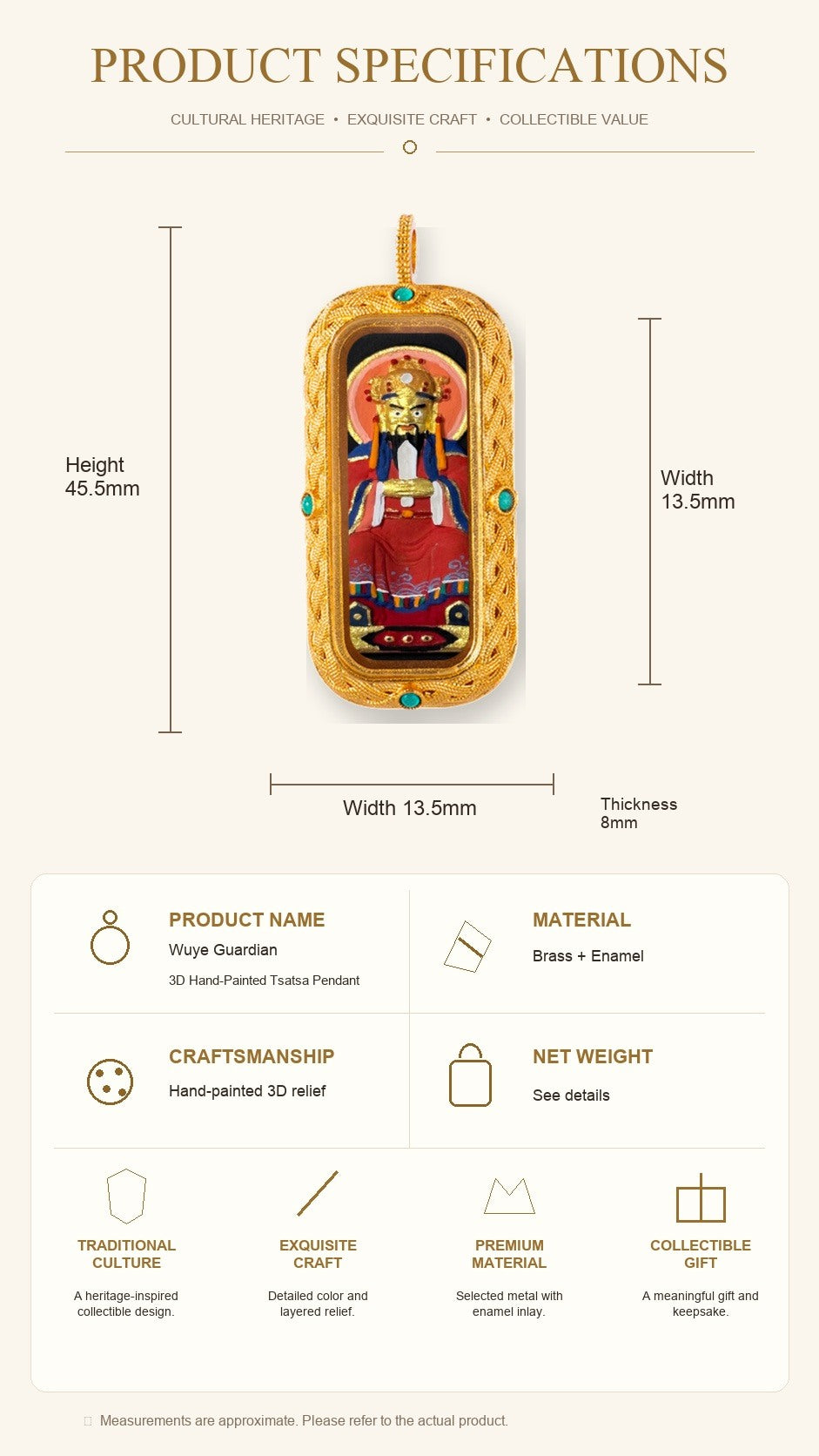 Eastern Luck Thangka pendant EL-PN-105 image 7 of 7