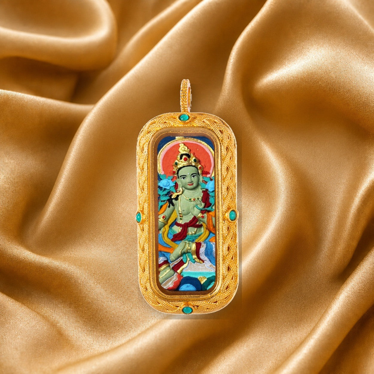 Eastern Luck Thangka pendant EL-PN-106 image 3 of 7