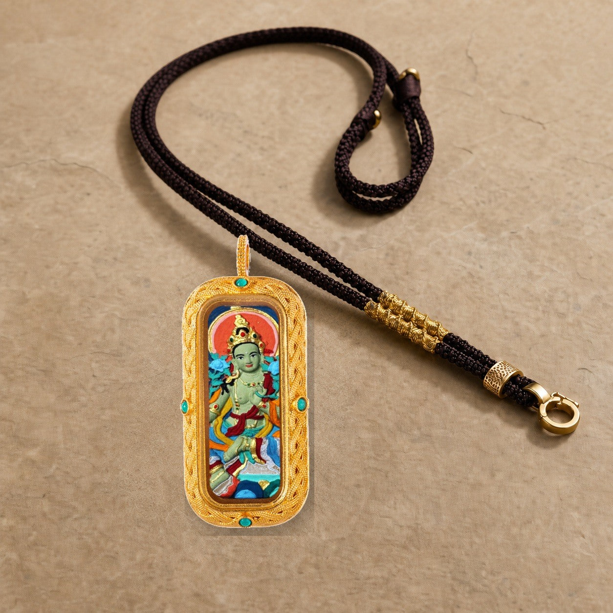 Eastern Luck Thangka pendant EL-PN-106 image 5 of 7