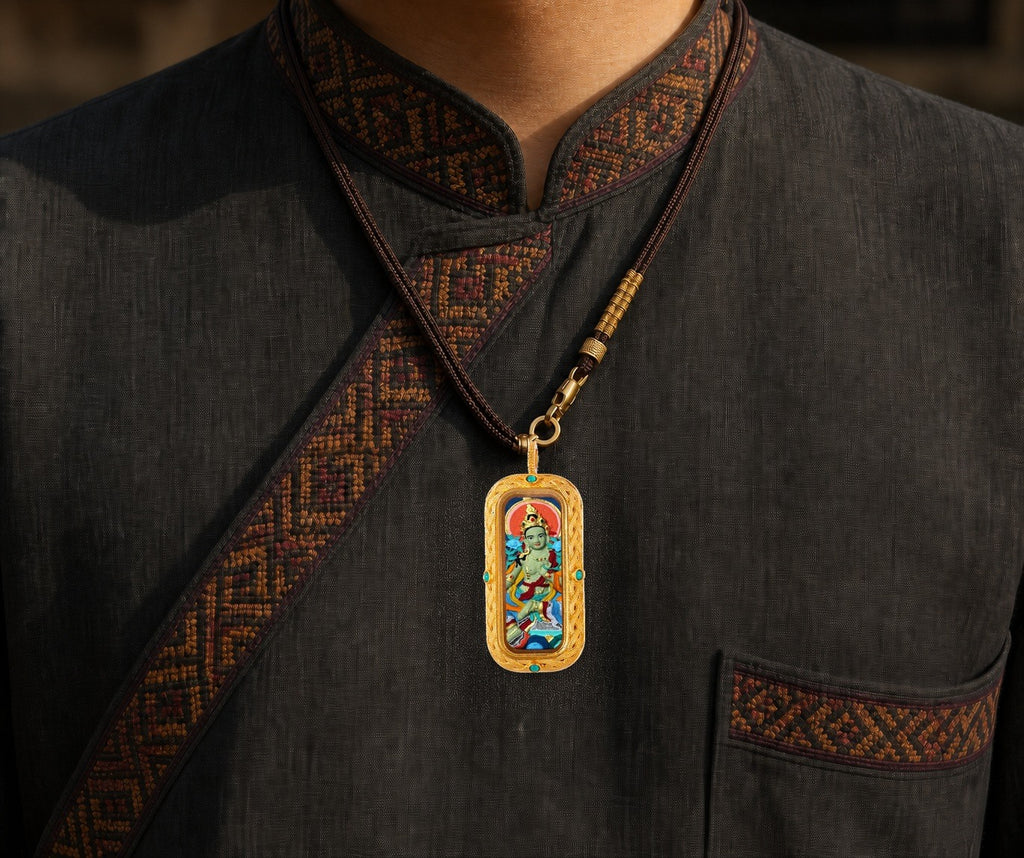 Eastern Luck Thangka pendant EL-PN-106 image 6 of 7