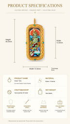 Eastern Luck Thangka pendant EL-PN-106 image 7 of 7
