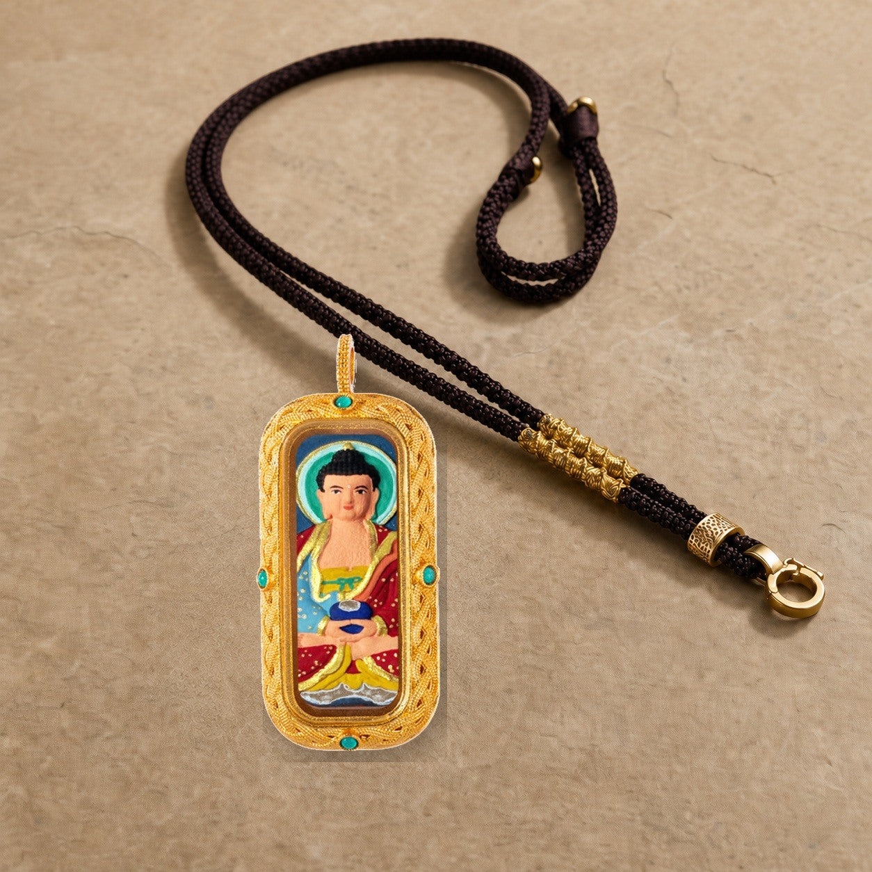 Eastern Luck Thangka pendant EL-PN-107 image 5 of 7