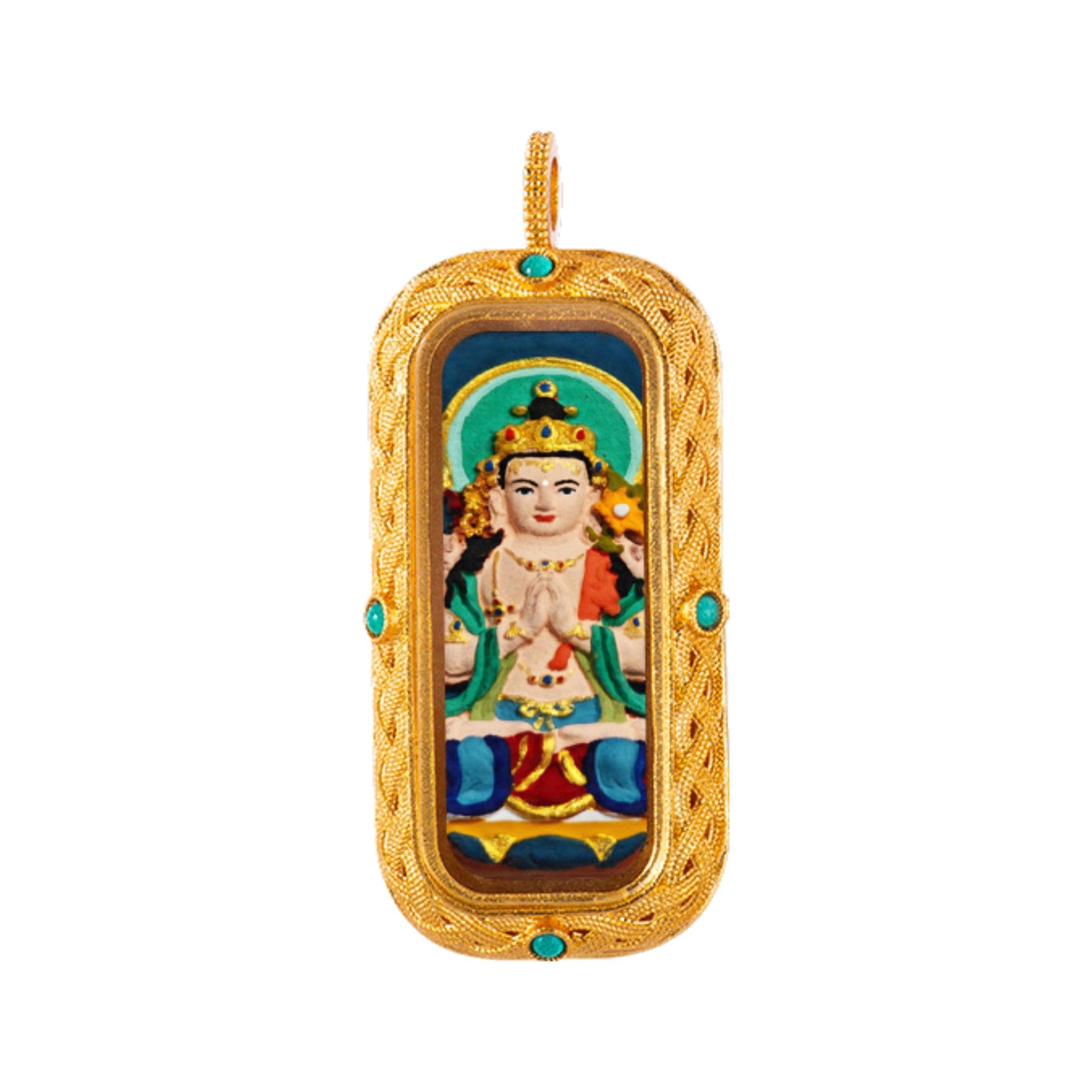 Eastern Luck Thangka pendant EL-PN-108 image 1 of 7