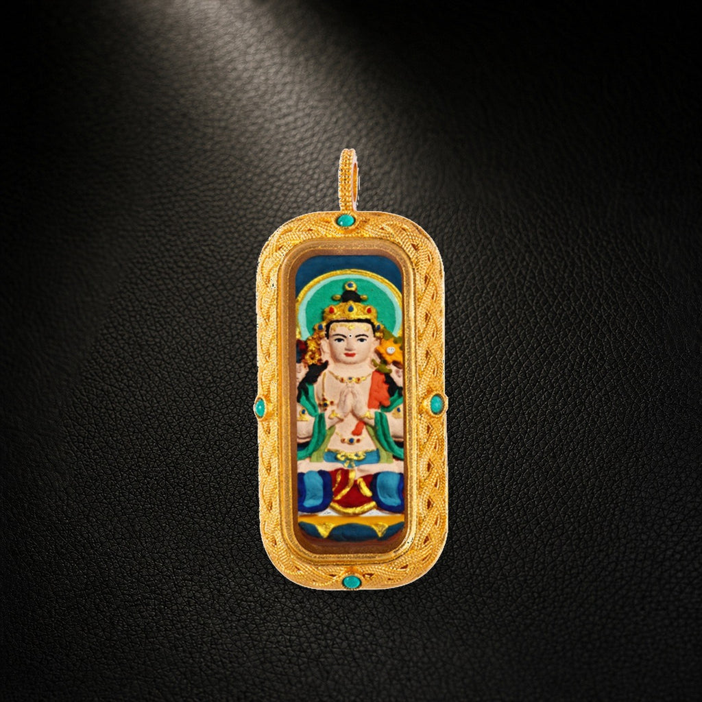 Eastern Luck Thangka pendant EL-PN-108 image 2 of 7